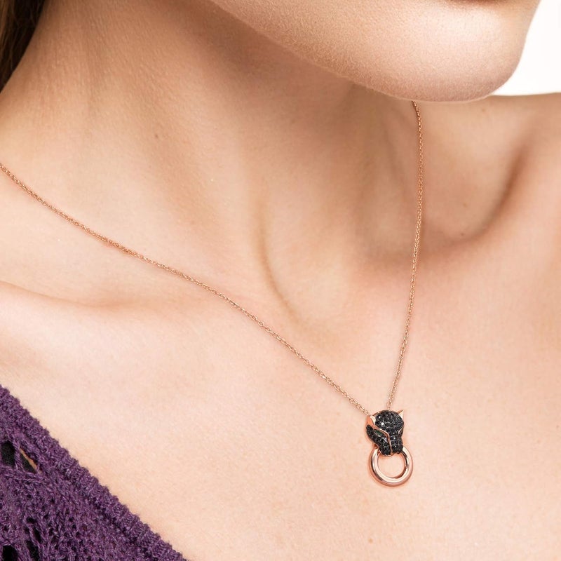 Santuzza 925 Sterling Silver Animal Gemstone Pendant for Women - Image 5